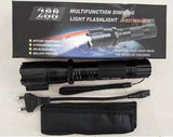 3 in 1 Rechargeable Self Defence Safety Taser Baton Shock (Stun Gun + Led Flashlight+ Laser light) Torch