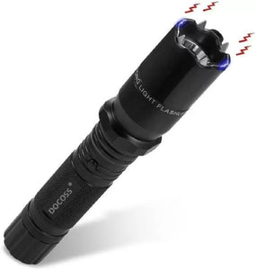 3 in 1 Rechargeable Self Defence Safety Taser Baton Shock (Stun Gun + Led Flashlight+ Laser light) Torch