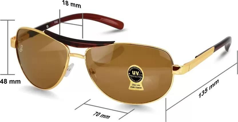 UV Protection Aviator Sunglasses